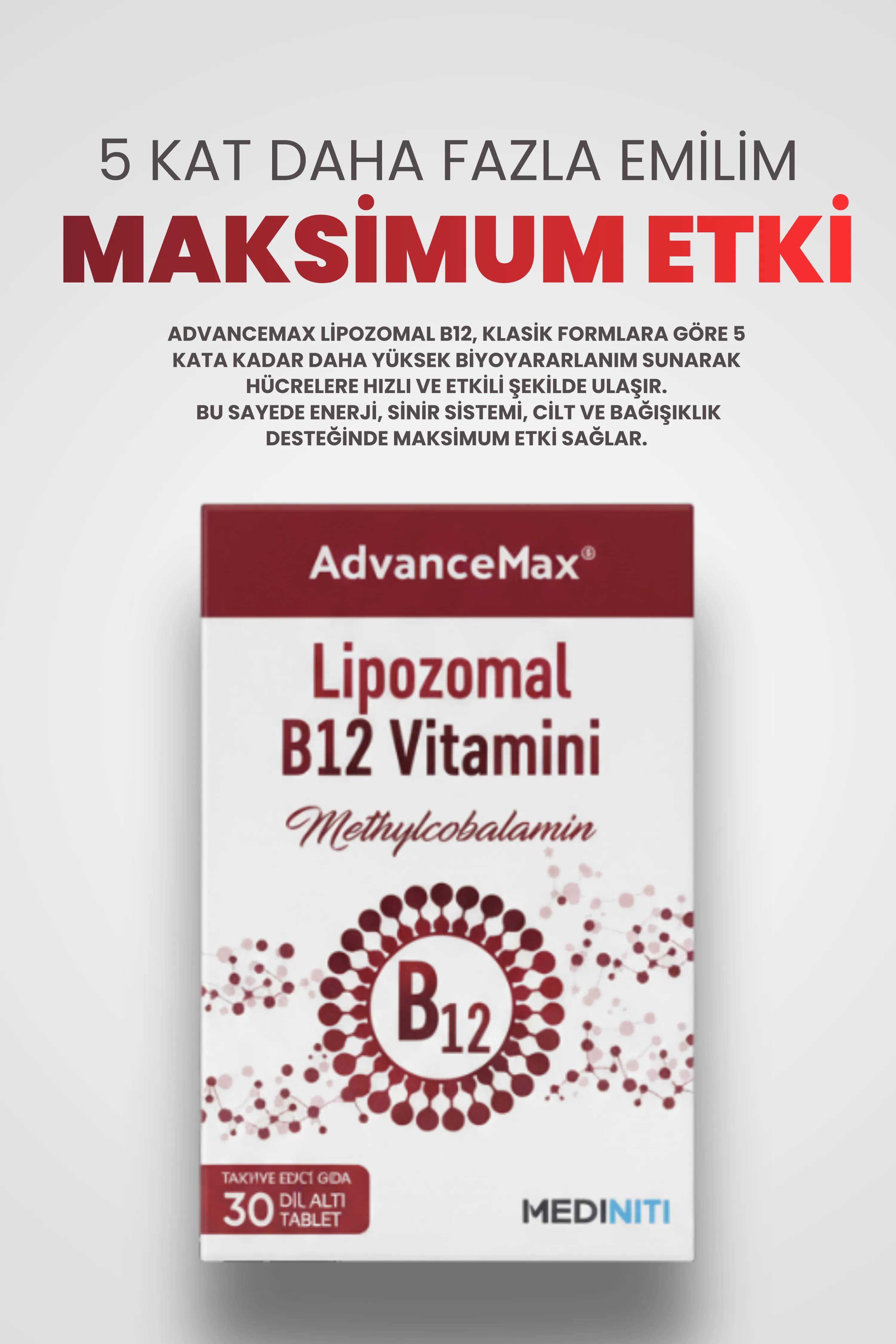 AdvanceMax Lipozomal B12 Vitamini — 6