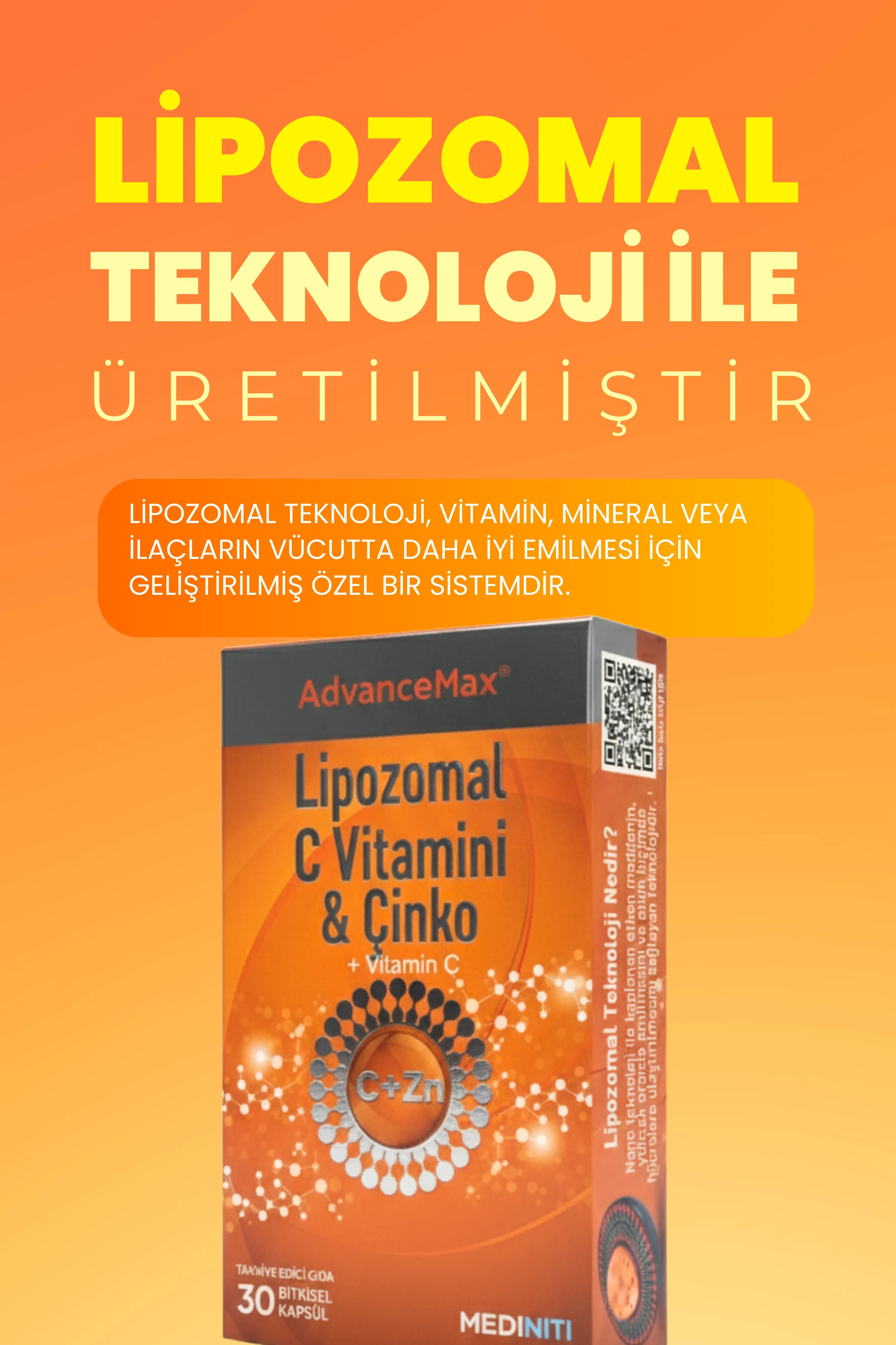AdvanceMax Lipozomal C+Çinko Kapsül — 7