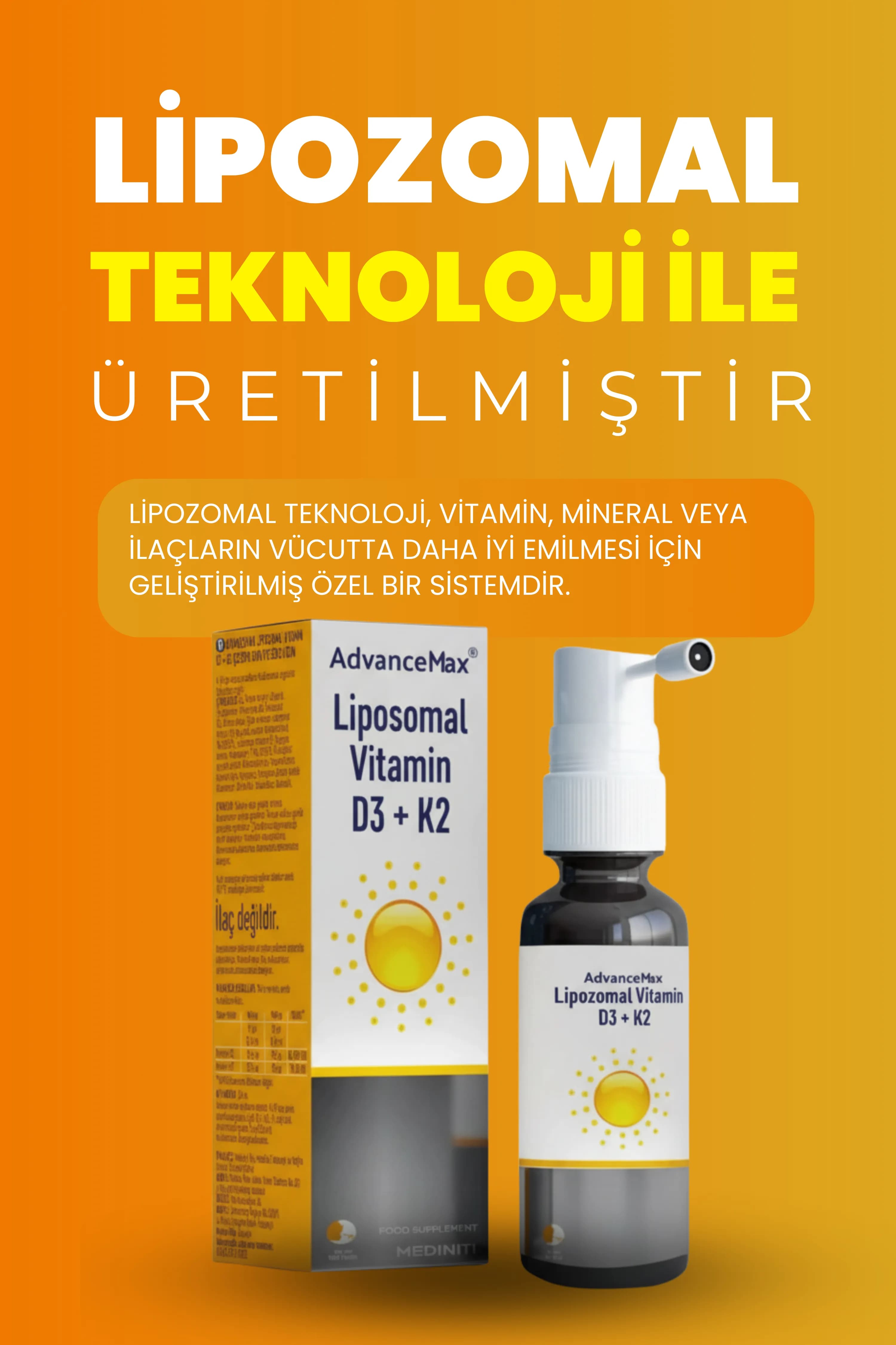 AdvanceMax Lipozomal D3+K2 Sprey — 6