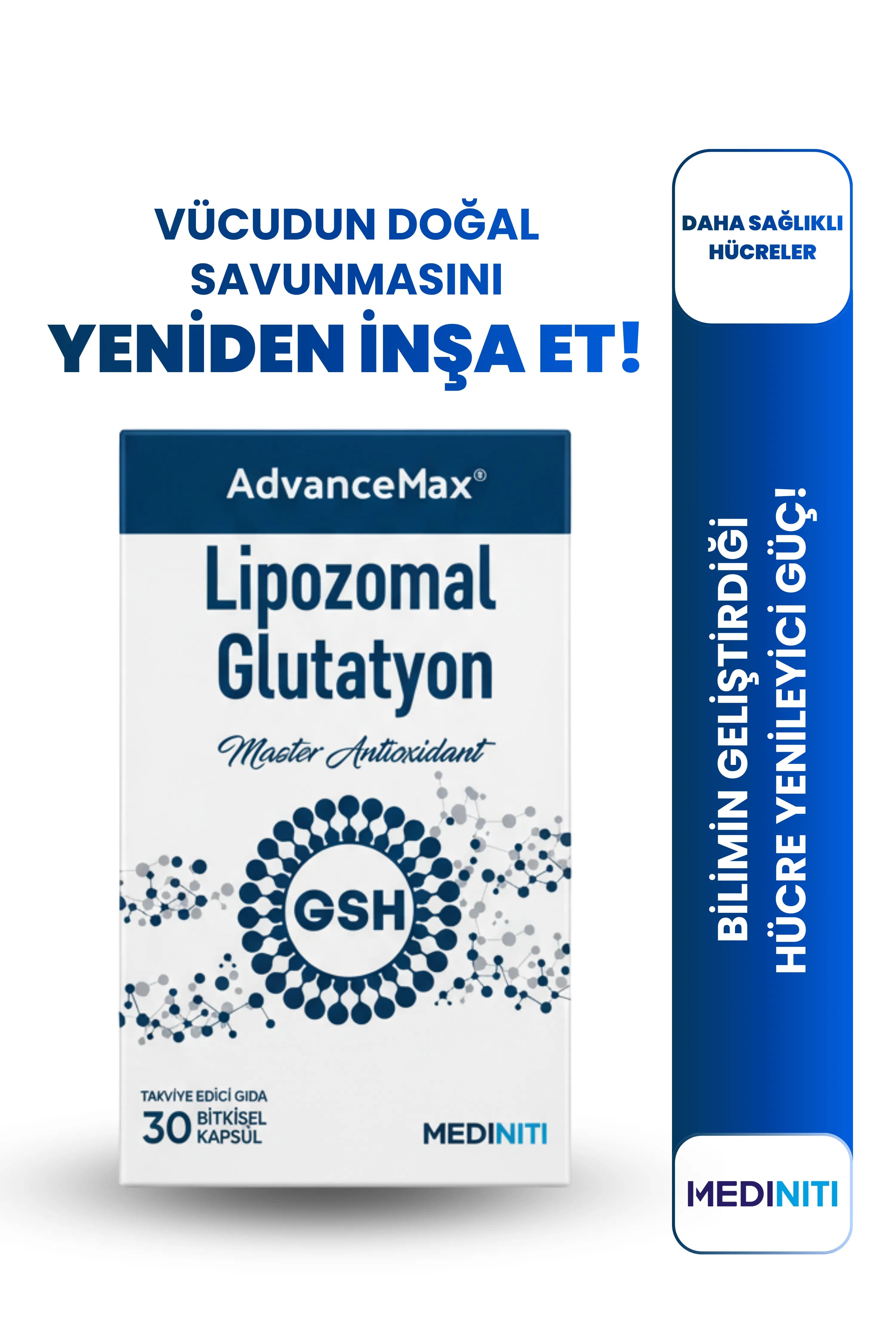 AdvanceMax Lipozomal Glutatyon Kapsül — 1