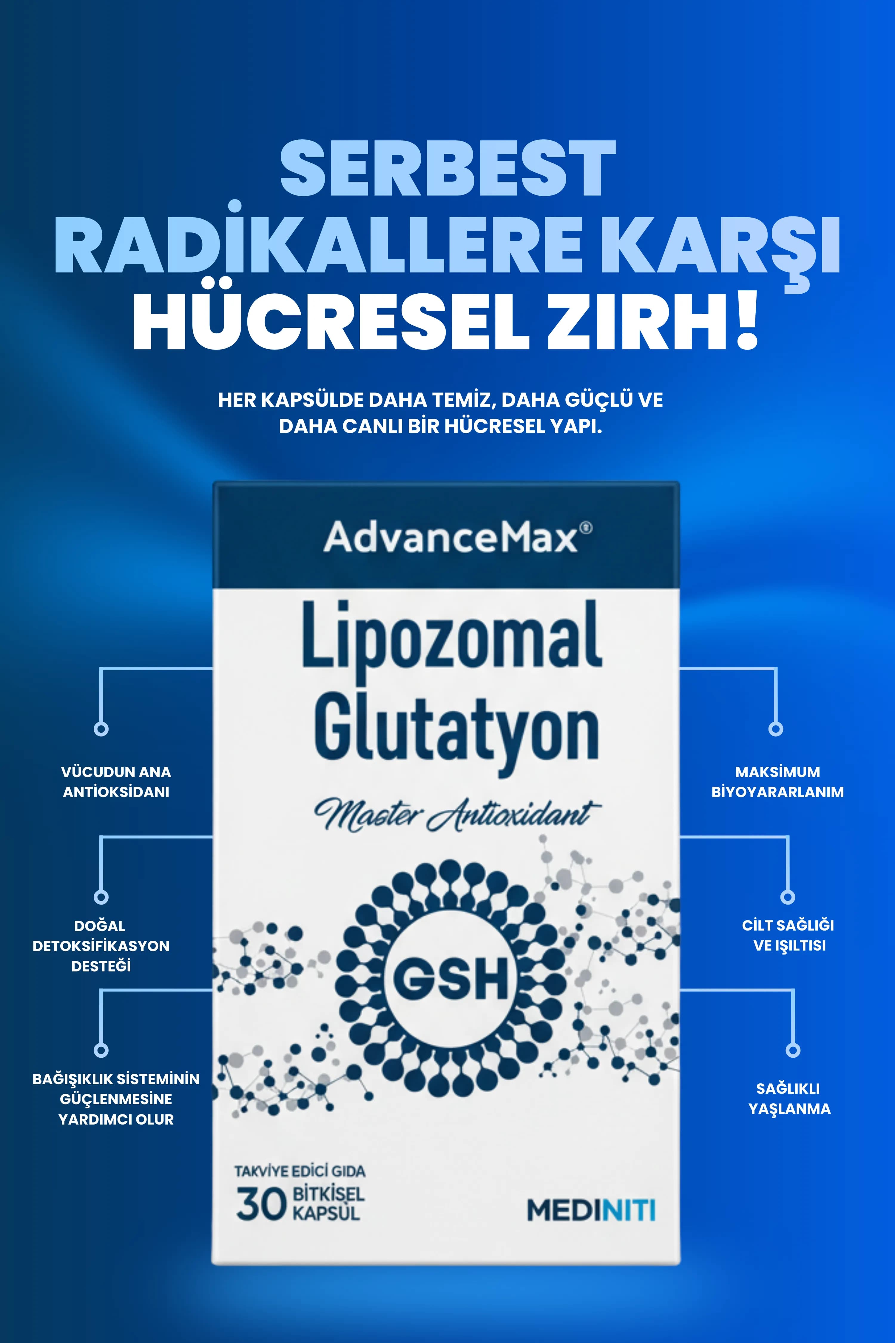 AdvanceMax Lipozomal Glutatyon Kapsül — 2