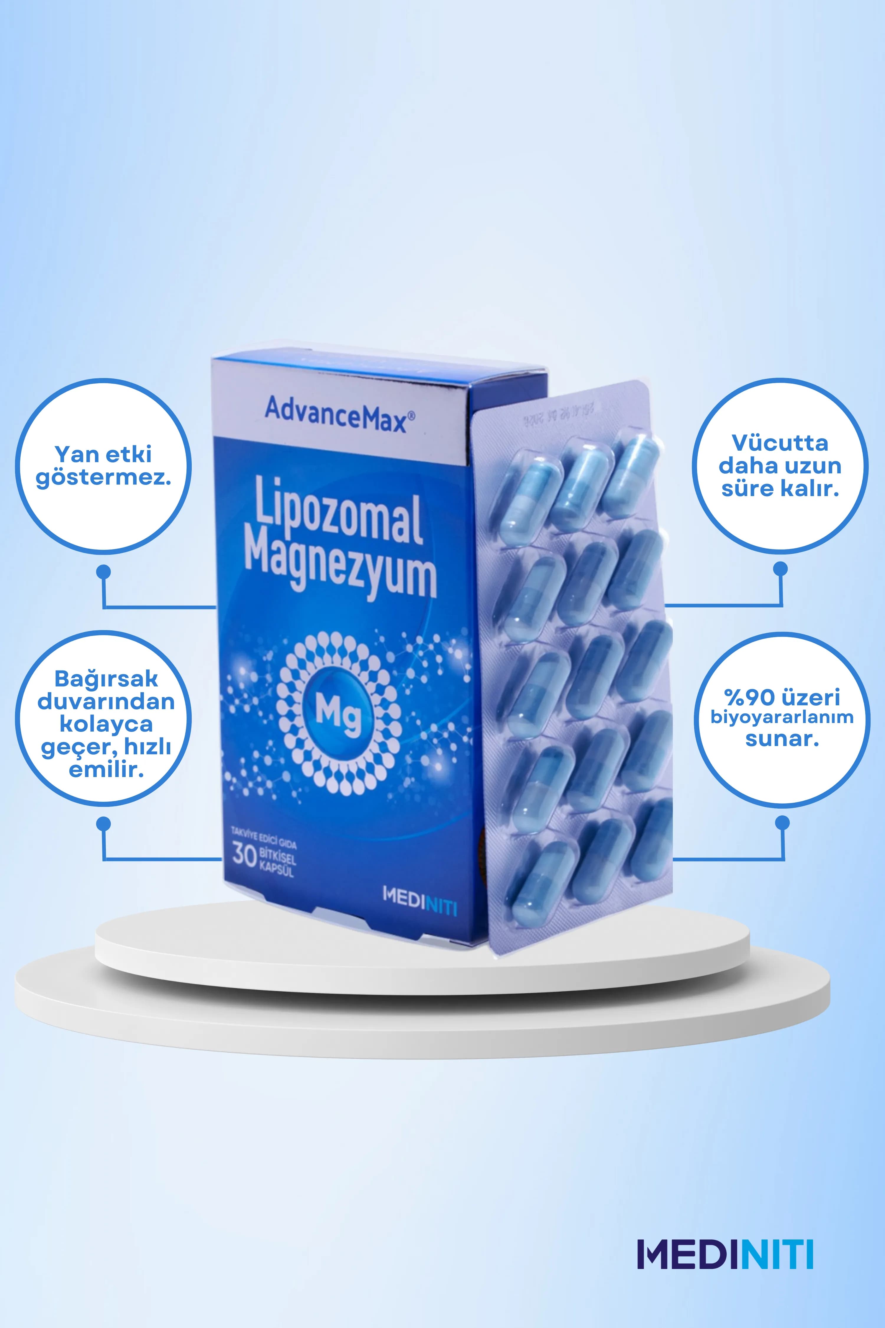 AdvanceMax Lipozomal Magnezyum Kapsül — 3