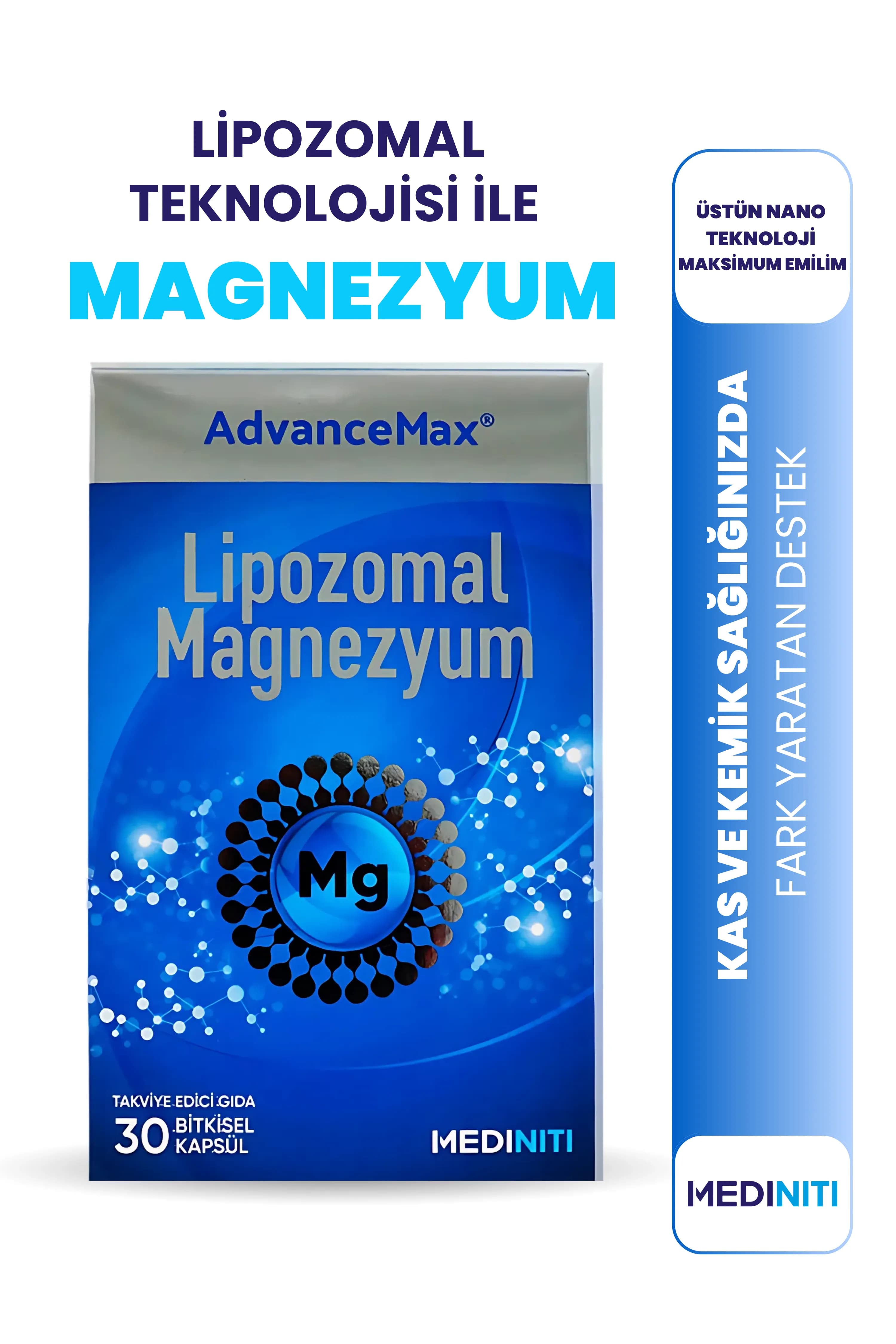 AdvanceMax Lipozomal Magnezyum Kapsül — 1