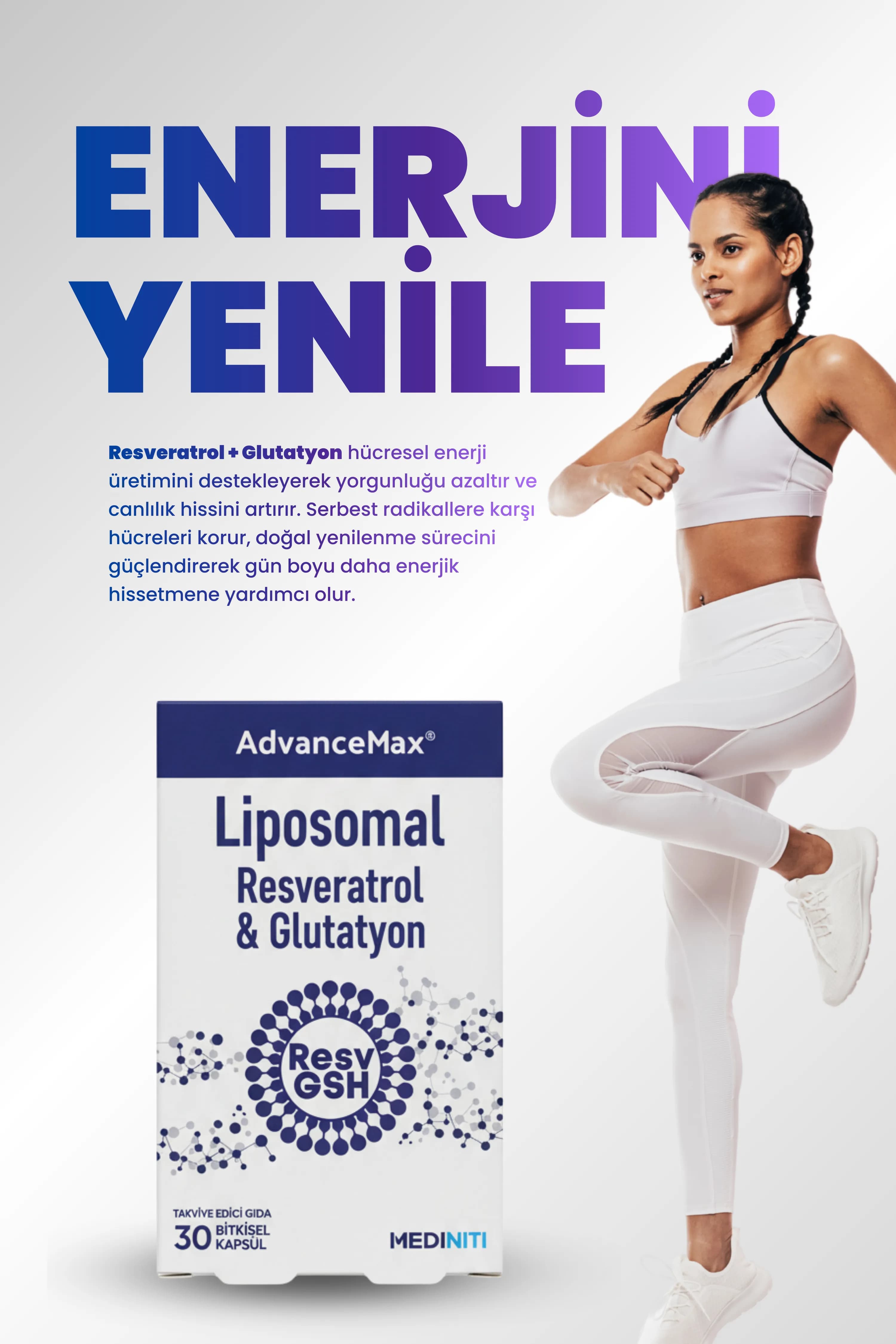 AdvanceMax Lipozomal Resveratrol & Glutatyon — 5