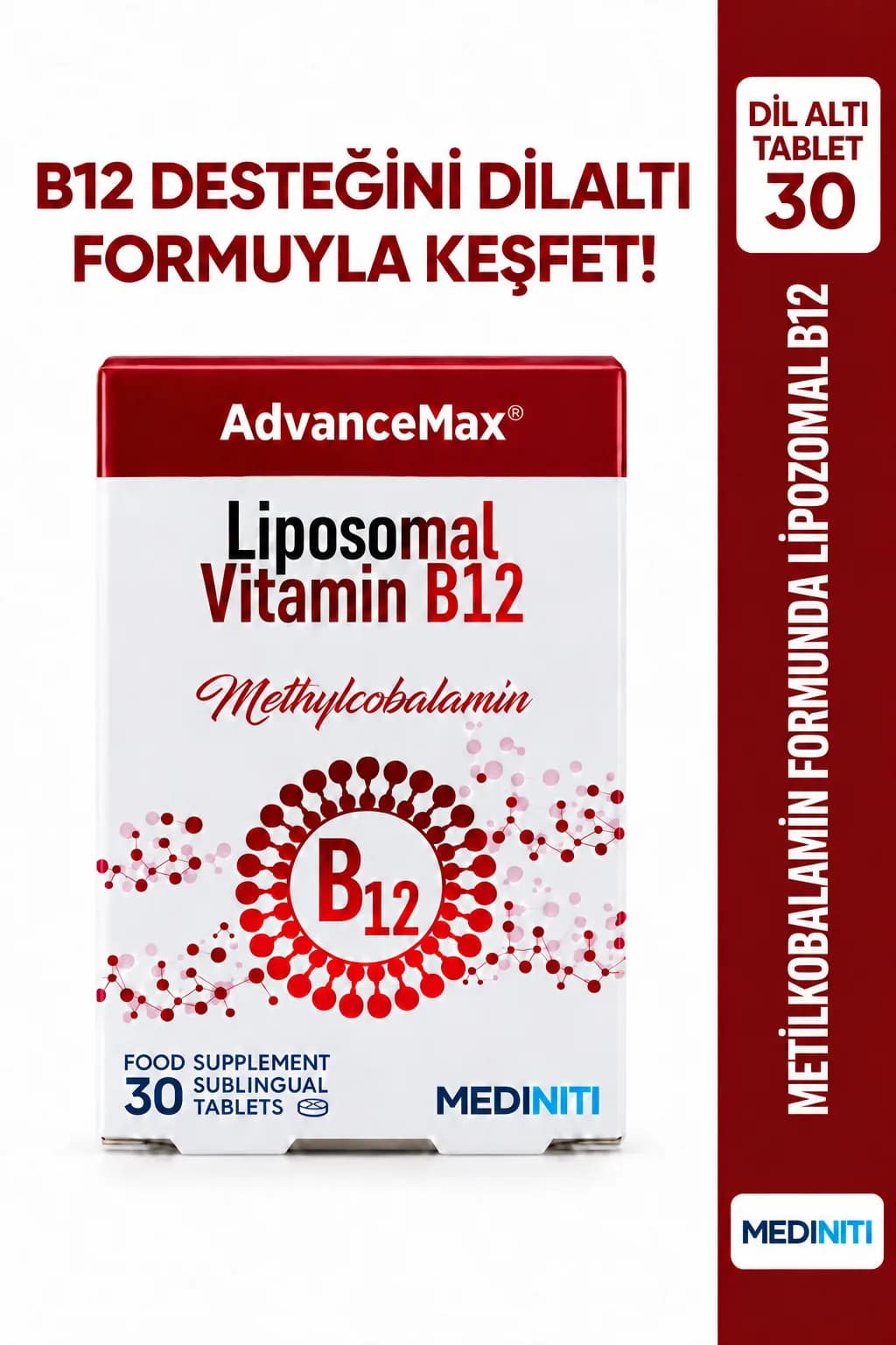 AdvanceMax Lipozomal B12 Vitamini — 1