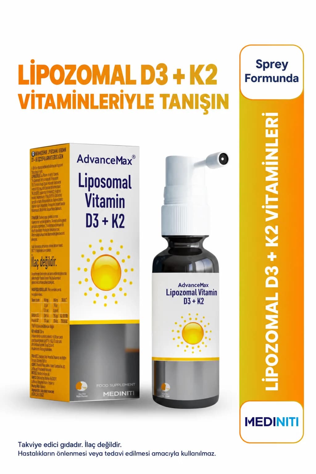 AdvanceMax Lipozomal D3+K2 Sprey — 1