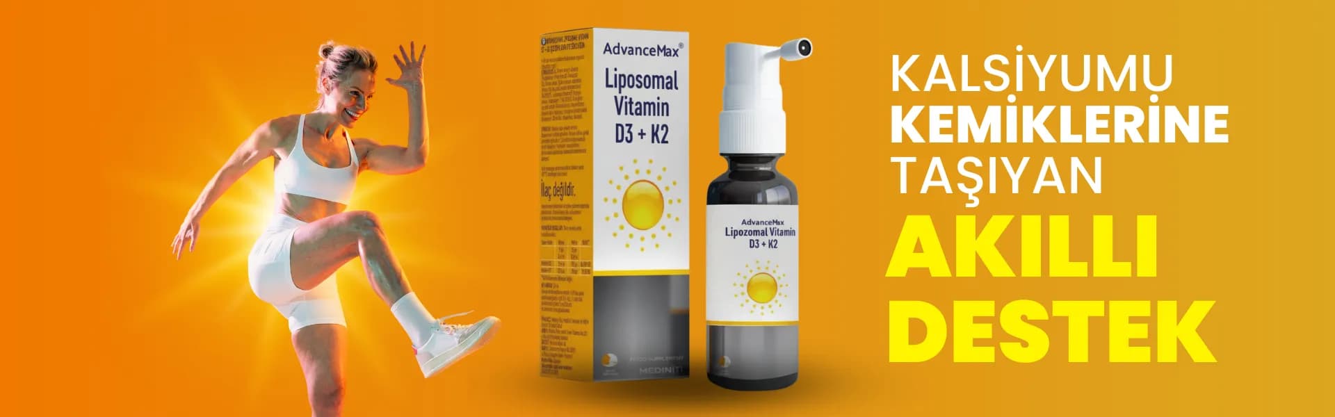 AdvanceMax Lipozomal D3+K2 Sprey